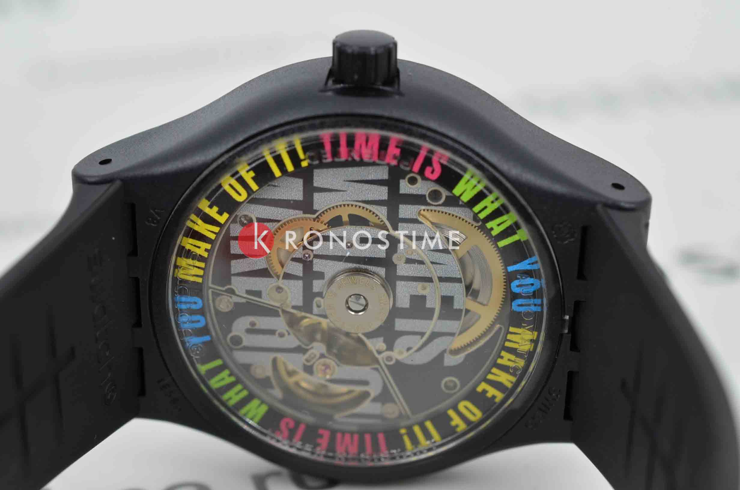 Swatch Swatch Sistem51 Biosourced SO30B400 мужские часы черный циферблат на запястье